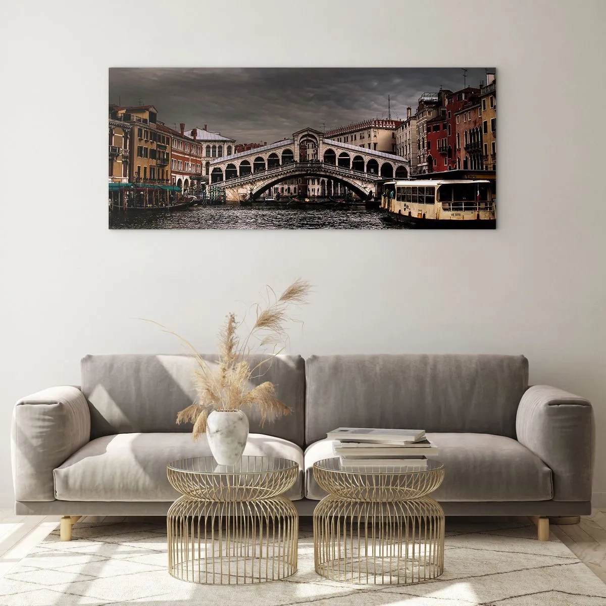 Obraz na skle - Sľub benátskeho večera - 100x40 cm