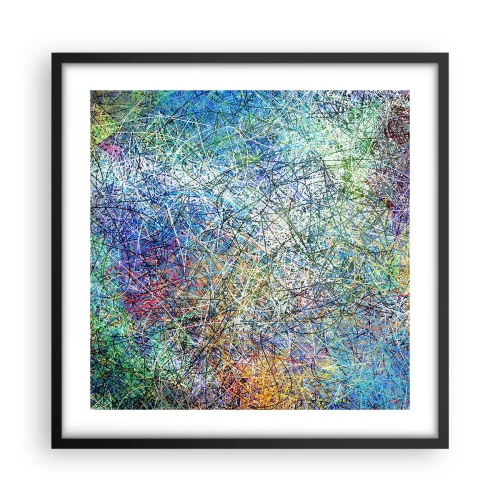 Plagát v čiernom ráme - To nie je tak jednoduché - 50x50 cm