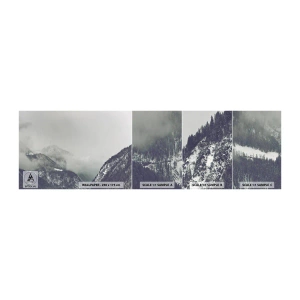 Vzorka Fototapeta Standard Eco - Zahmlené údolie - hory, les, Krajina - 100x30 cm