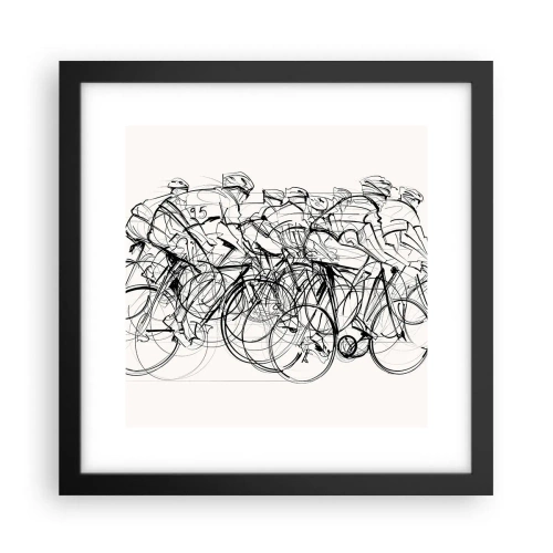 Plagát v čiernom ráme - Spoločne v tíme - 30x30 cm