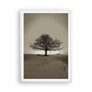 Plagát v bielom ráme - Odtiaľ až do večnosti - 70x100 cm