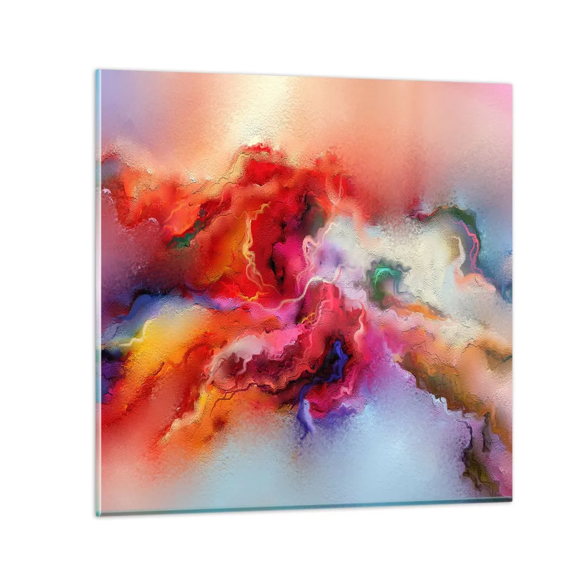 Obraz na skle - Ako zachytiť sny - dym - 70x70 cm