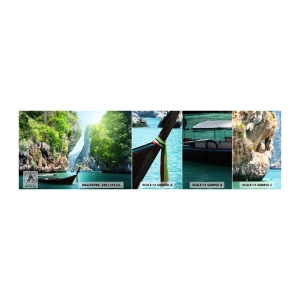 Vzorka Fototapeta Standard Eco - Pozvánka na exotickú cestu - Krajina, Thajsko, More - 100x30 cm