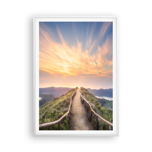 Plagát v bielom ráme - Blízko neba - 70x100 cm