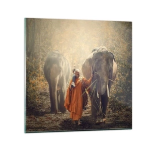 Obraz na skle - Plné pochopenie - 50x50 cm