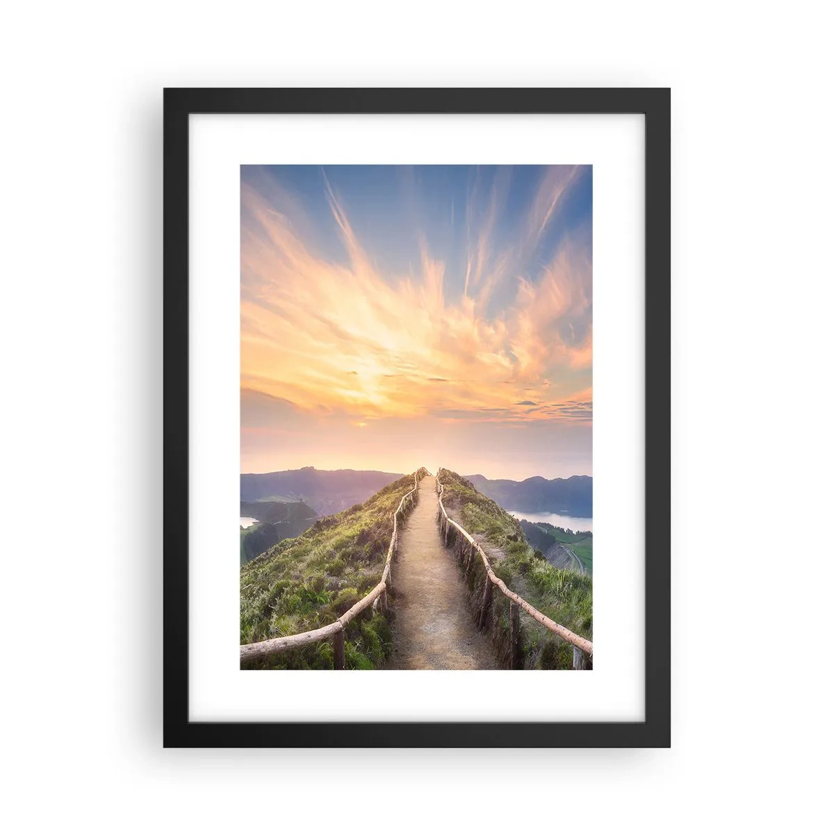 Plagát v čiernom ráme - Blízko neba - 30x40 cm