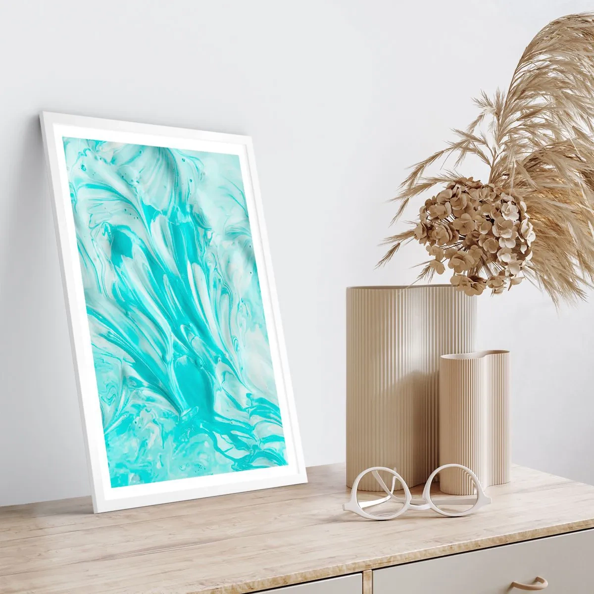 Plagát v bielom ráme - Navždy spolu - 70x100 cm