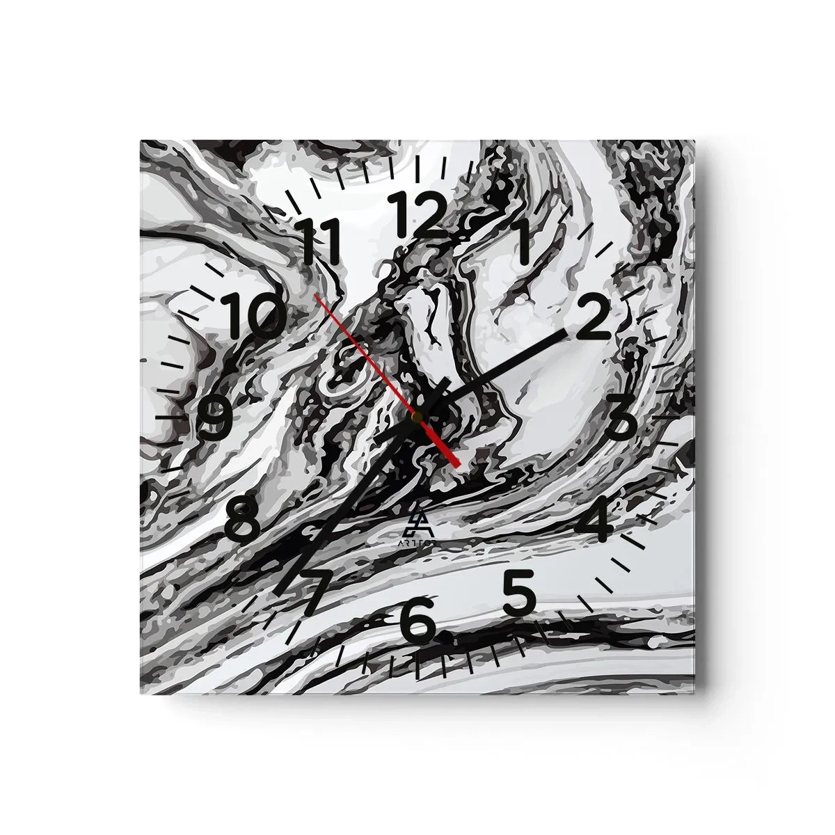 Nástenné hodiny - Na začiatku bol chaos - 40x40 cm