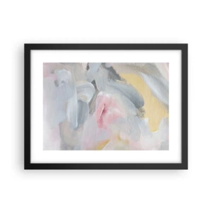 Plagát v čiernom ráme - V pastelovom svete - 40x30 cm
