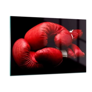 Obraz na skle - Emócie boja za nami - 120x80 cm