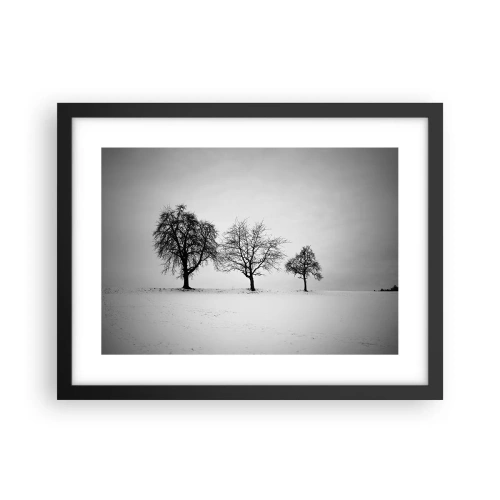 Plagát v čiernom ráme - O čom sníva? - 40x30 cm