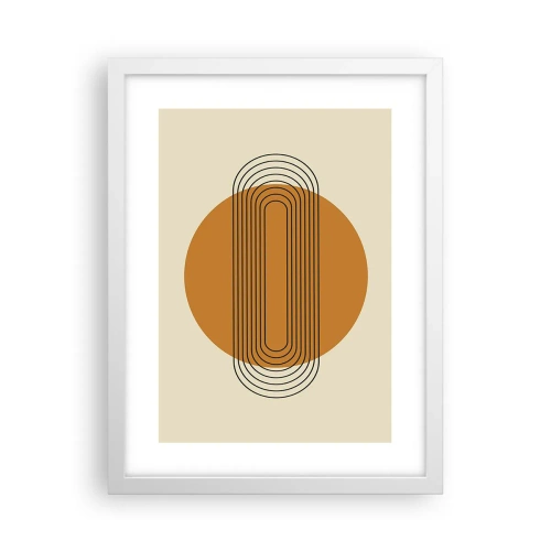 Plagát v bielom ráme - Dokonalý plán - 30x40 cm