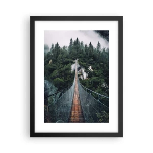 Plagát v čiernom ráme - Len pre orlov - 30x40 cm