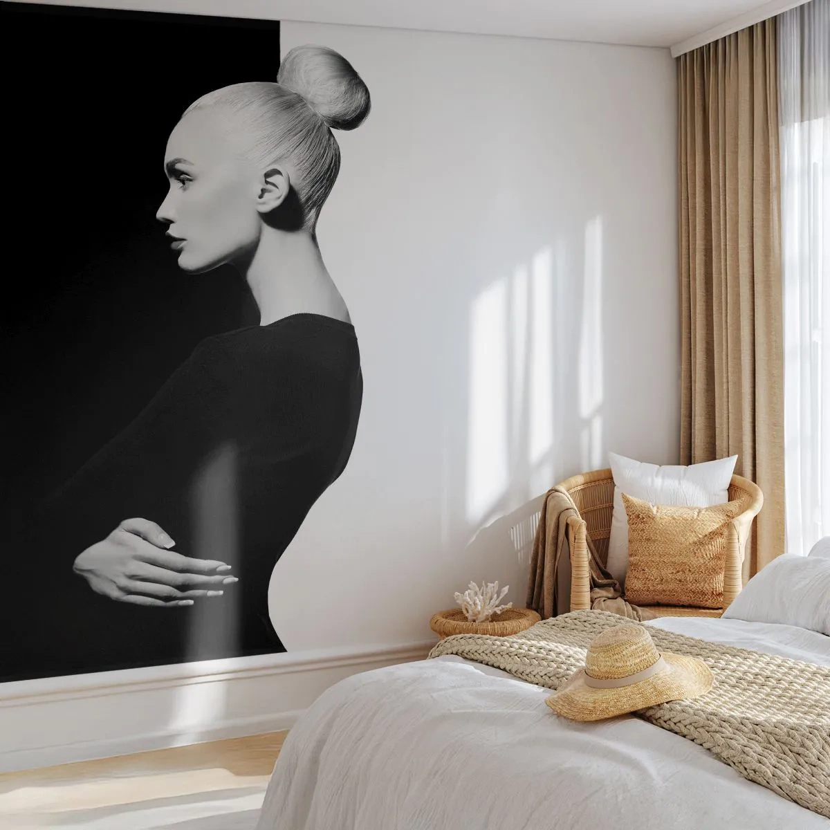 Fototapeta Premium Canvas - Proste žena - Móda, Žena, Elegantný - 250x175 cm