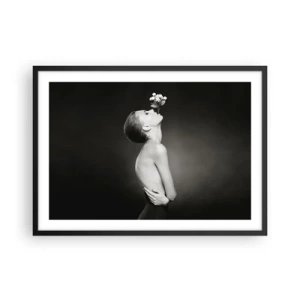 Plagát v čiernom ráme - Excentrická elegancia - 70x50 cm