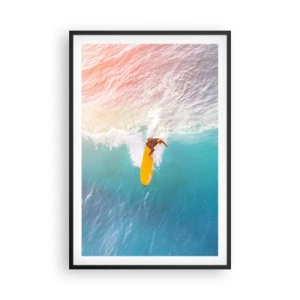Plagát v čiernom ráme - Oceanický jazdec - 61x91 cm