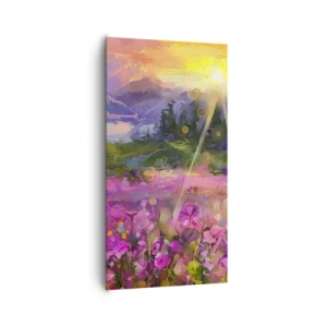 Obraz na plátne - V údolí v starostlivosti slnka - 65x120 cm