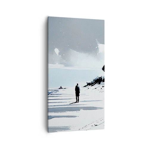 Obraz na plátne - O samote - 55x100 cm