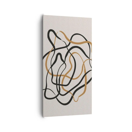 Obraz na plátne - Všetko sa pokrútilo - 65x120 cm