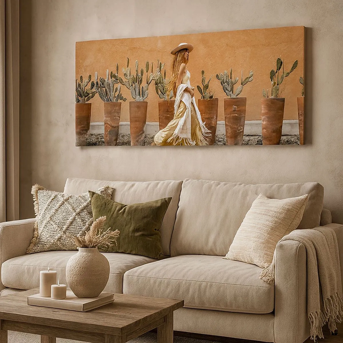 Obraz na plátne - V hippie štýle - 100x40 cm