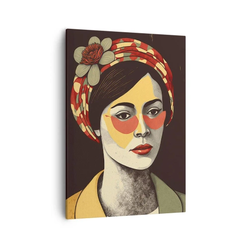 Obraz na plátne - Koralová dáma - 50x70 cm