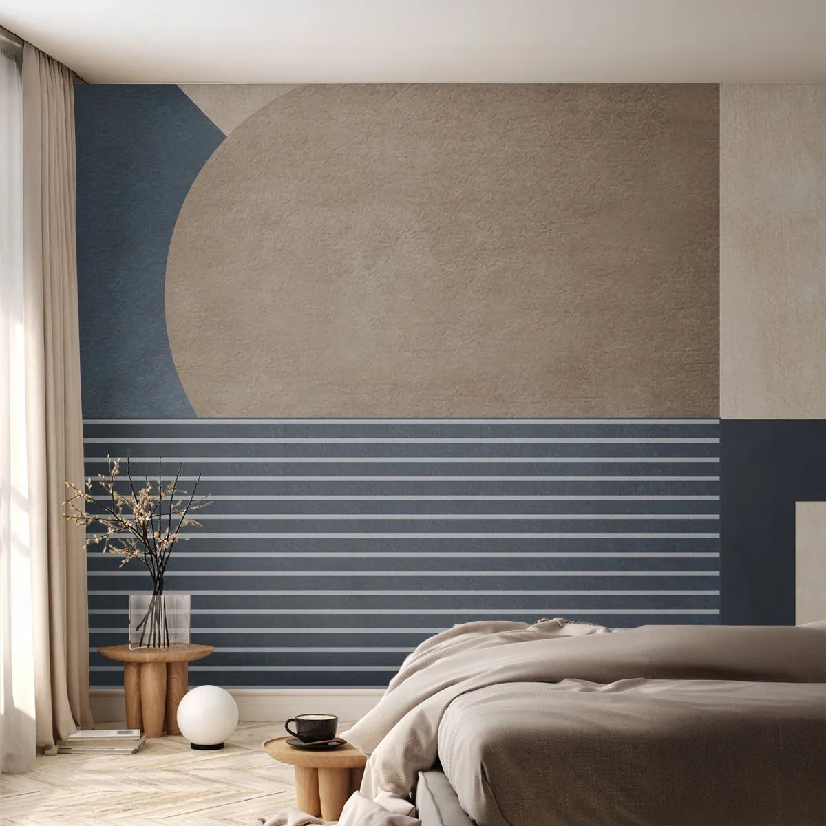 Fototapeta Premium Sand - Kompozícia jednoduchosti a guľatosti - Minimalizmus, Abstrakcia, Kus - 250x175 cm