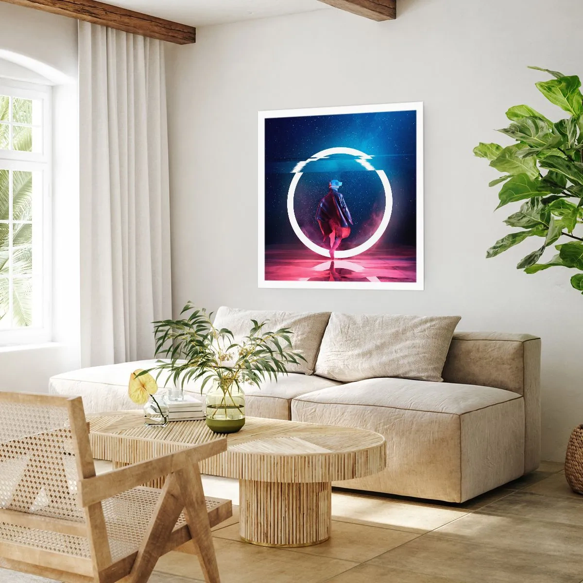 Plagát - Medzi svetmi - 60x60 cm