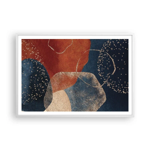Plagát v bielom ráme - Ľahkosť bytia - 100x70 cm