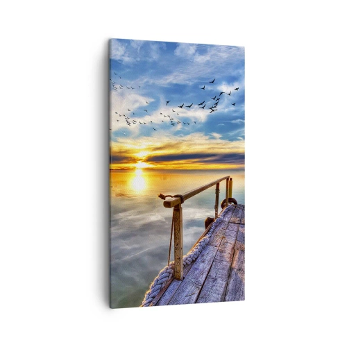 Obraz na plátne - Vietor ide odpočívať - 45x80 cm