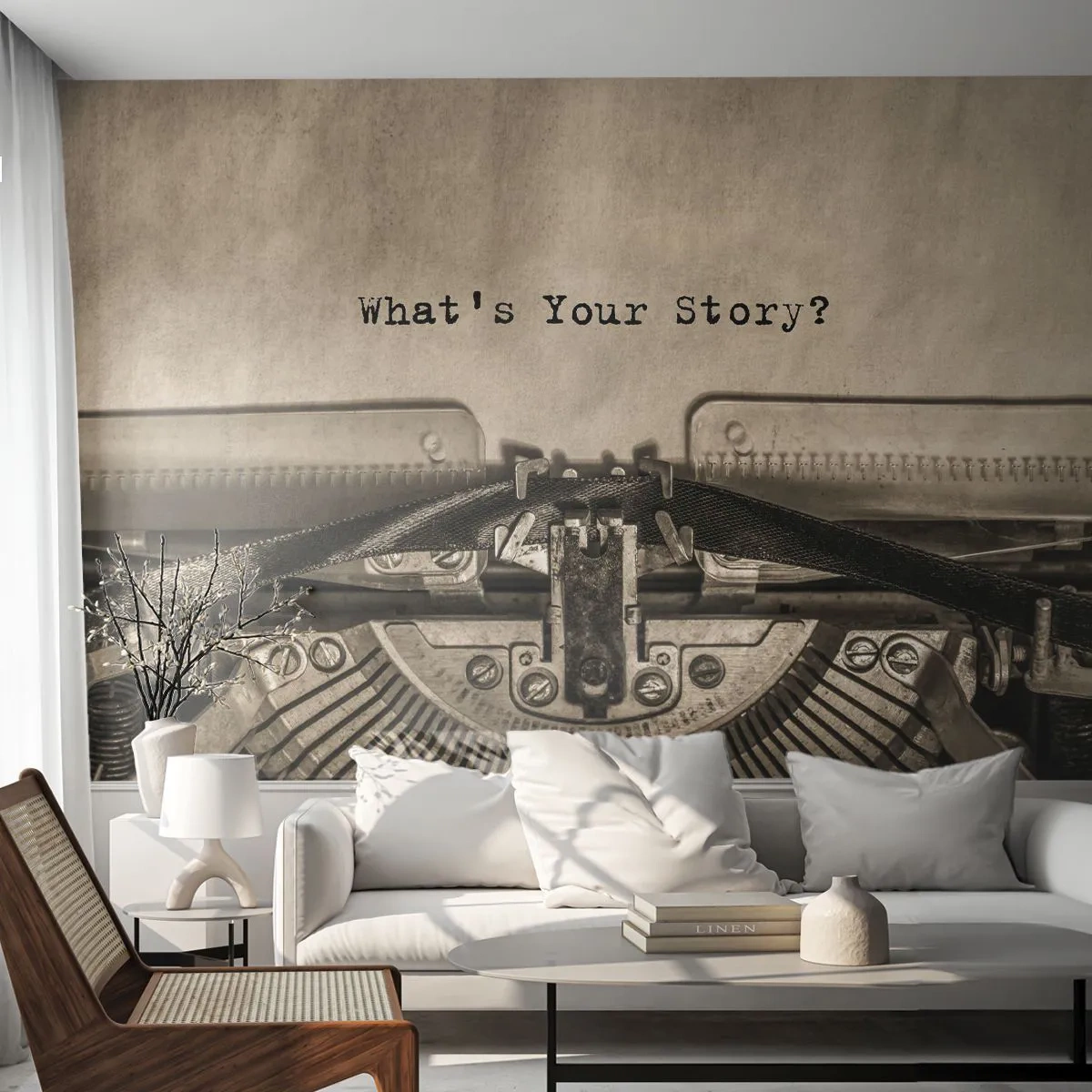 Fototapeta Premium Canvas - Povedz mi - Stroj na penenie, Vintage, Retro - 250x175 cm