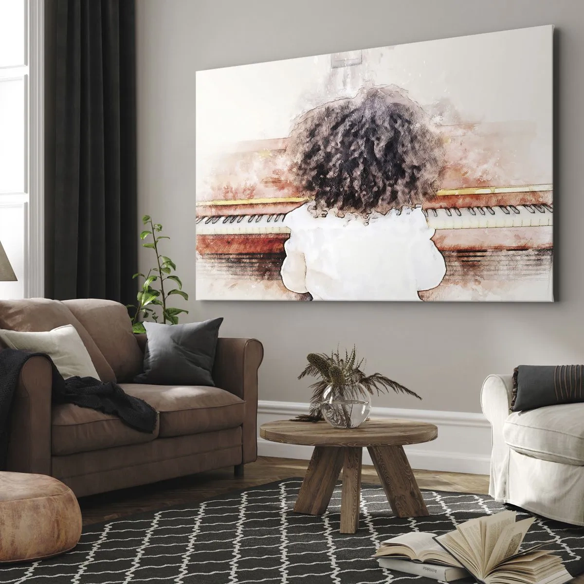 Obraz na plátne - V novom svete - 70x50 cm