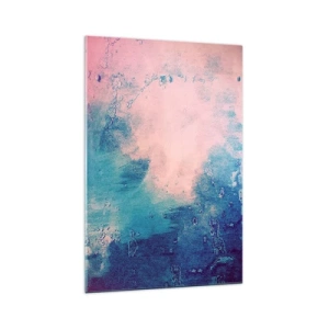 Obraz na skle - Modré objatie - 70x100 cm