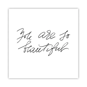 Plagát - Naozaj, verte… - 30x30 cm