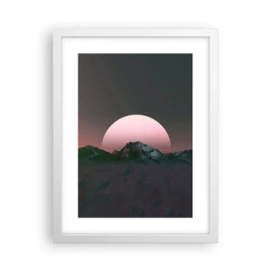 Plagát v bielom ráme - V susednej galaxii - 30x40 cm