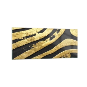 Obraz na skle - Všetko plynie - 120x50 cm