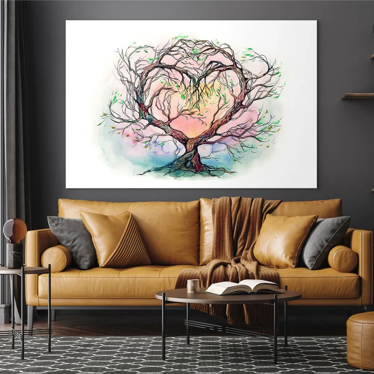 Obraz na skle - Spoločne proti víchriciam - 120x80 cm