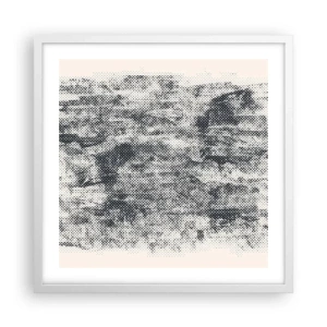 Plagát v bielom ráme - Hmlistá kompozícia - 50x50 cm