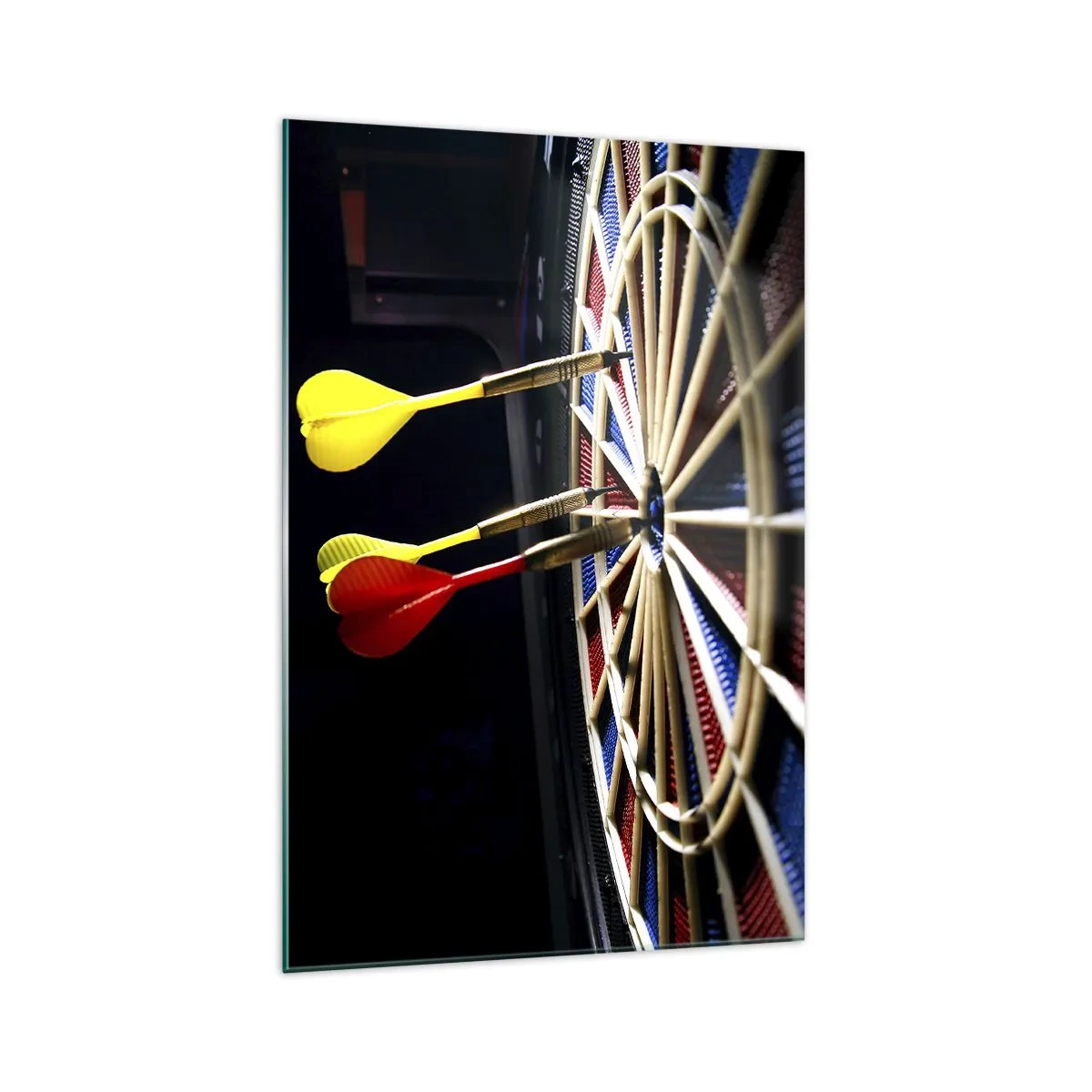 Obraz na skle - Presný zásah - 70x100 cm