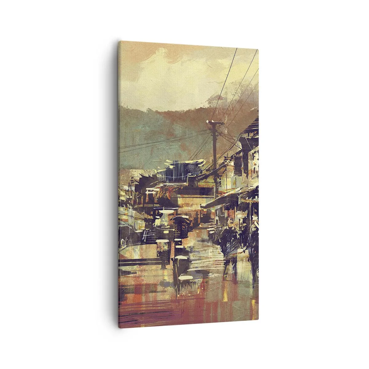 Obraz na plátne - Život ako bohatstvo šedej - 55x100 cm