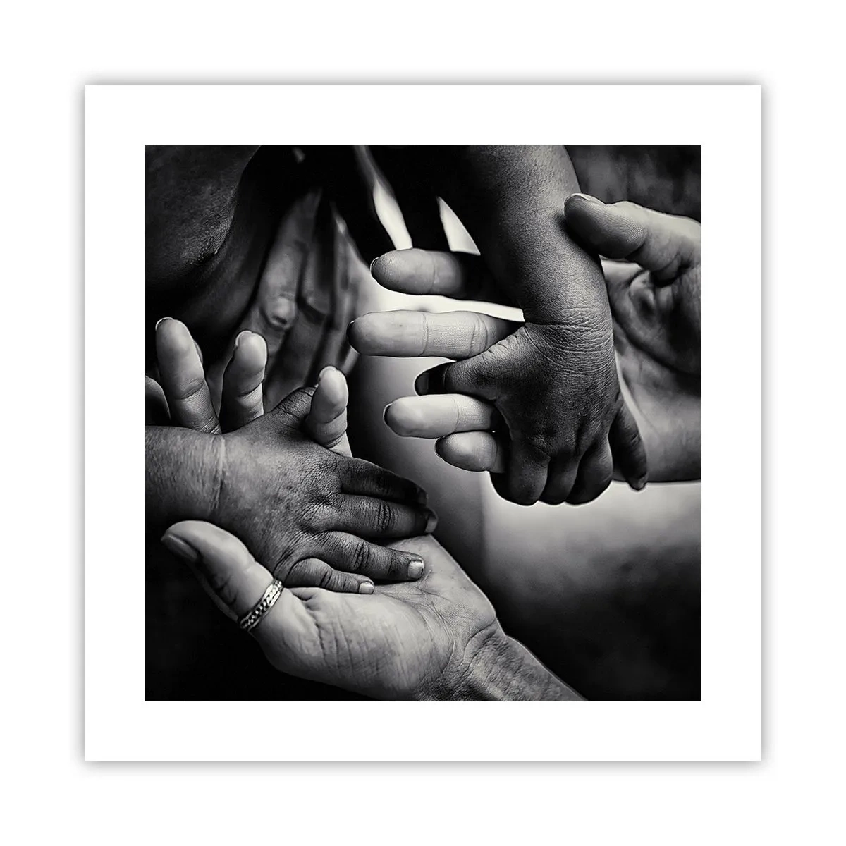 Plagát - Byť človekom - 40x40 cm