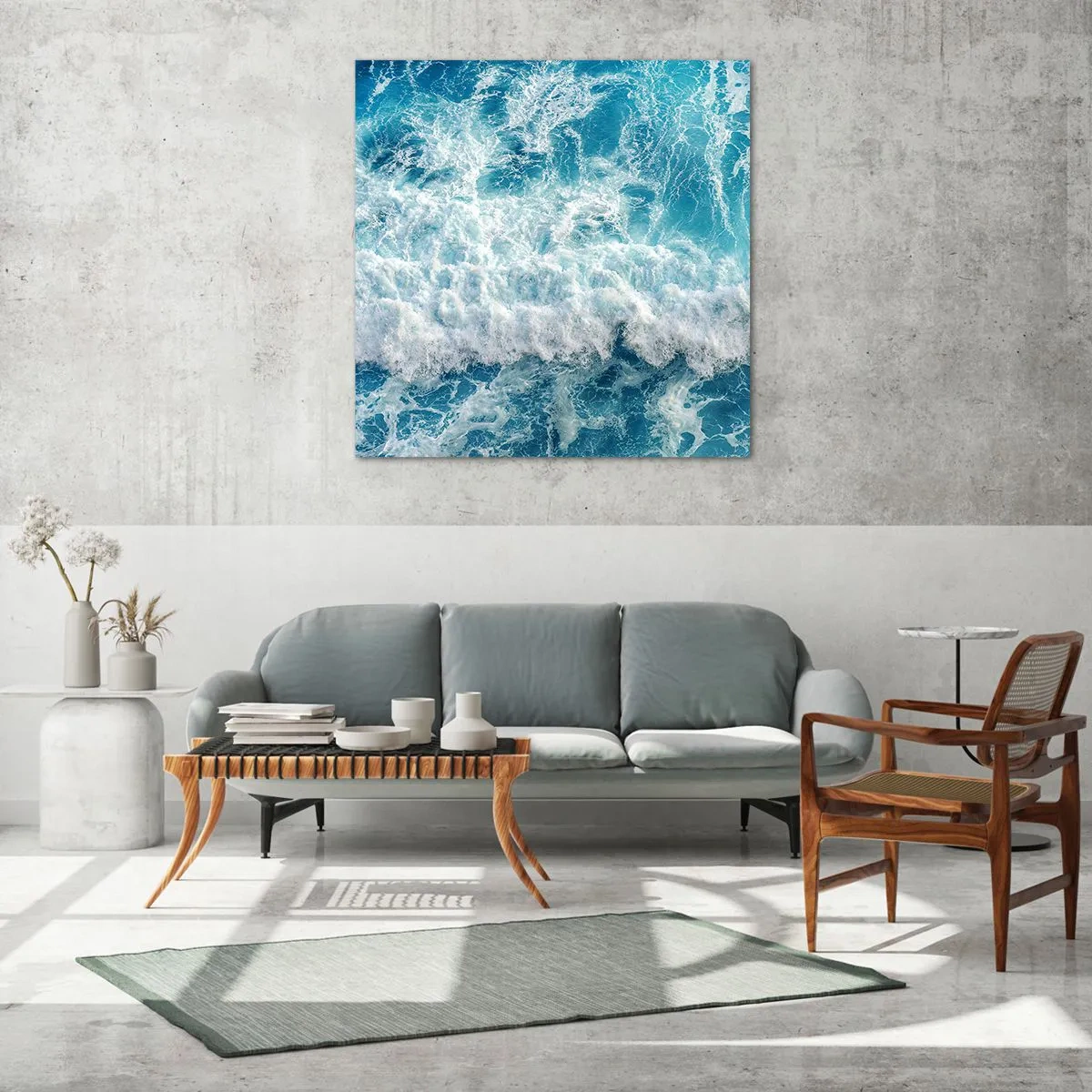 Obraz na skle - Radostne a skákavo - 60x60 cm