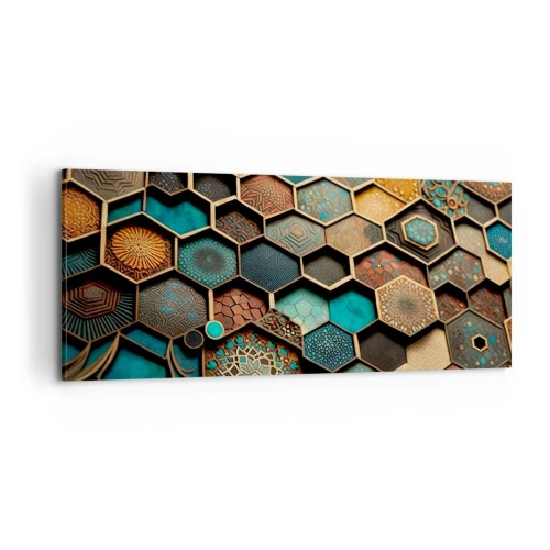 Obraz na plátne - Arabské ornamenty – variácia - 100x40 cm