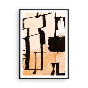 Plagát v čiernom ráme - Avšak poriadok - 70x100 cm