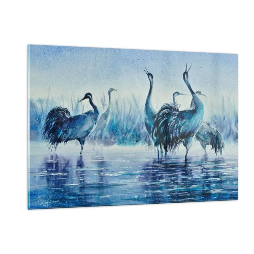 Obraz na skle - Ranné stretnutie - 120x80 cm