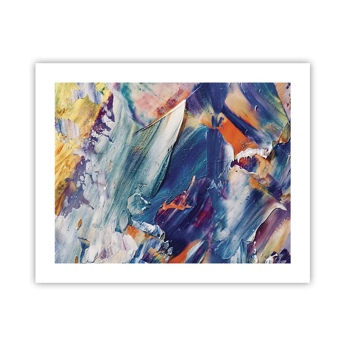 Plagát - Chaos farieb - 50x40 cm