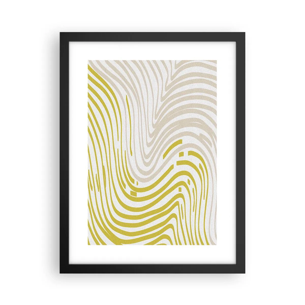 Plagát v čiernom ráme - Kompozícia s miernym ohybom - 30x40 cm