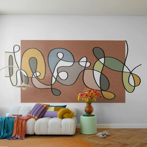 Fototapeta Premium Canvas - Abstrakcia, ktorá stojí za úsmev - Moderné, Abstrakcia, Kus - 100x70 cm