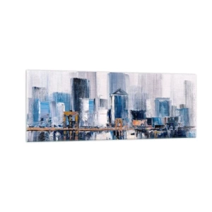 Obraz na skle - Newyorská impresia - 140x50 cm