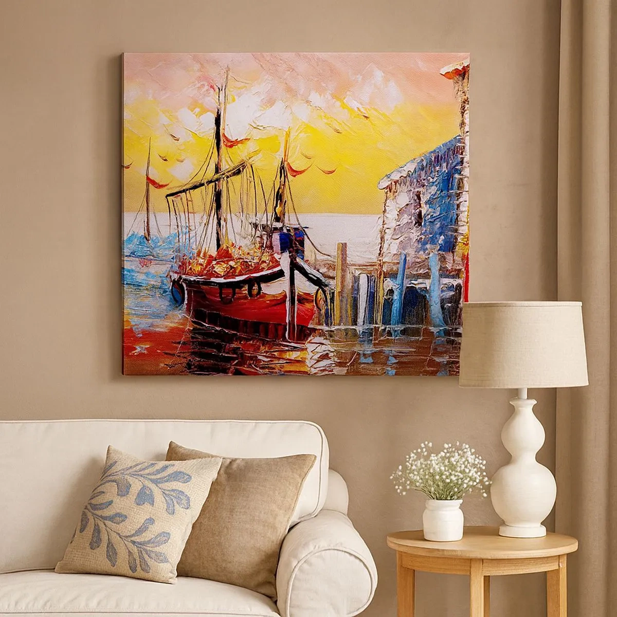 Obraz na plátne - Šťastný návrat - 30x30 cm