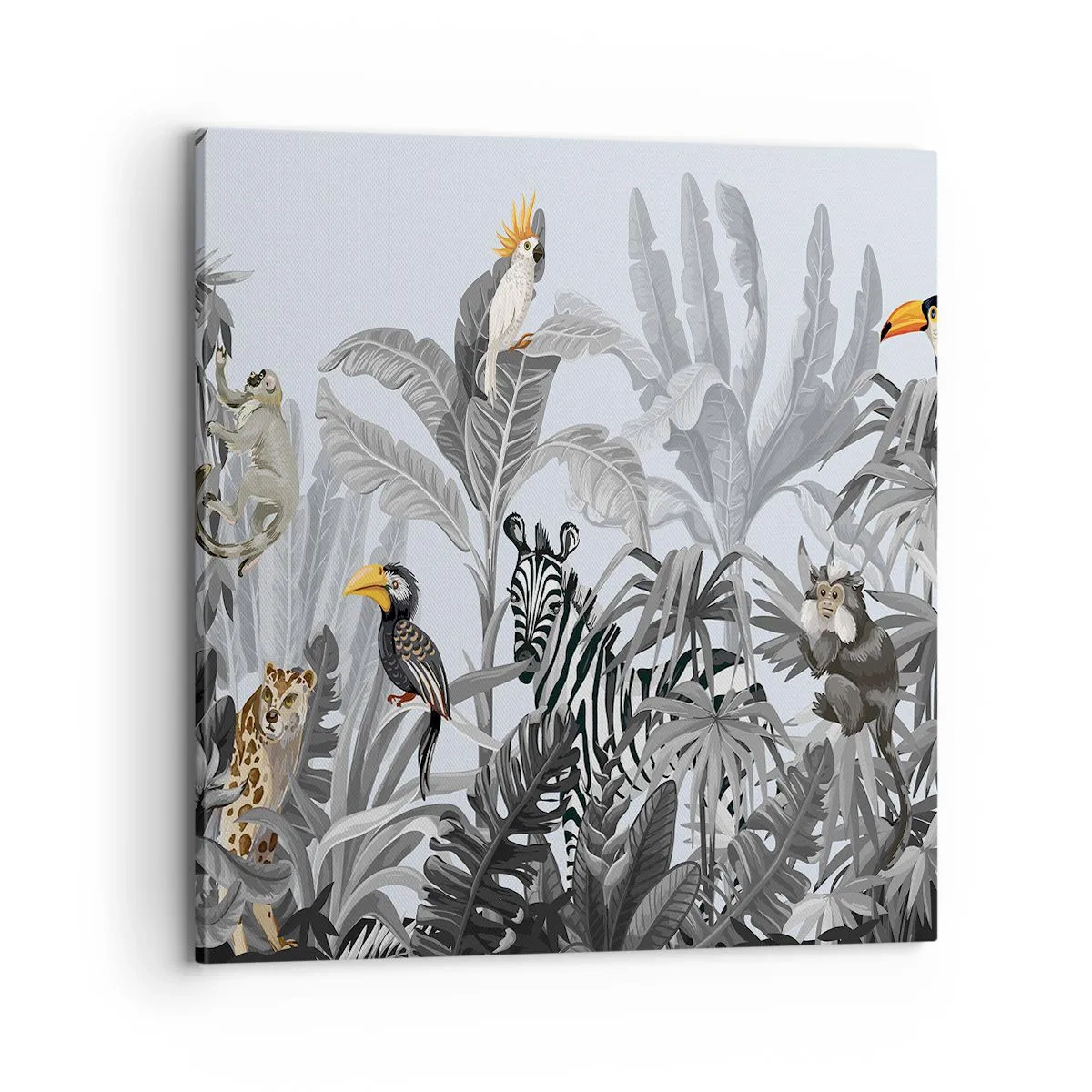 Obraz na plátne - Africká rozprávka - 70x70 cm